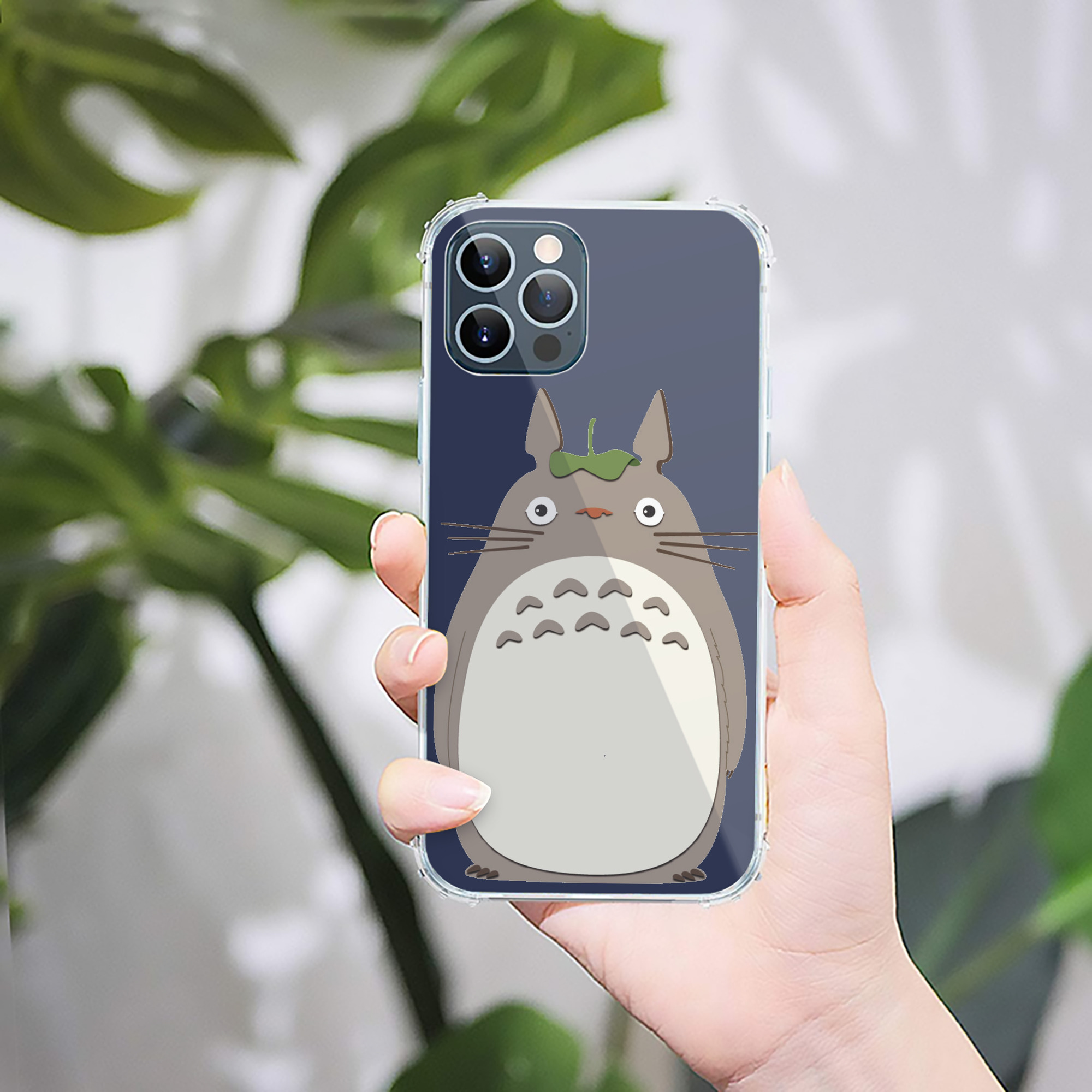 （画像用） となりのトトロ 草壁メイ 草壁サツキ My Neighbor Totoro Satsuki Kusakabe Mei Kusakabe 【iPhone 12シリーズ対応】透明スマホケース（クリアソフトケース）